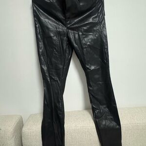 MOTHER Black Super Swooner Pants